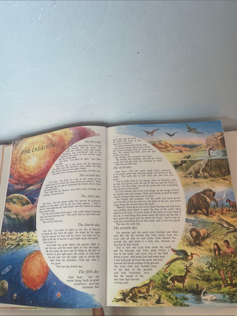 The Golden Children's Bible Illustrated Hardcover vintage 90’s book - Picture 7 of 16